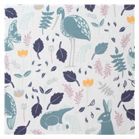 Klasyczny rożek wiązany wafelkowy New Baby różowy króliczki