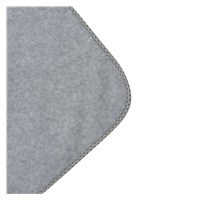 Dziecięcy kocyk polarkowy New Baby 100x75 szary gwiazdki