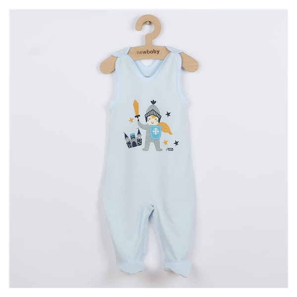 Niemowlęce bawełniane śpiochy New Baby Mały rycerz