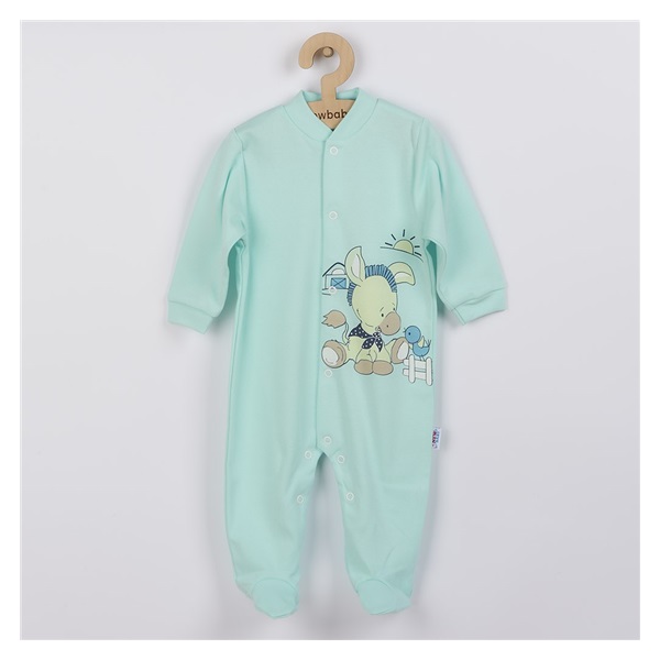 Niemowlęcy pajac New Baby Donkey turkusowy