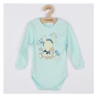 Niemowlęce body New Baby Donkey turkusowe