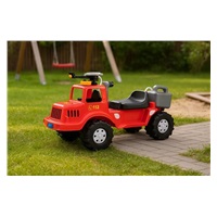 Dziecięcy jeździk pchacz Straz pożarna BAYO z armatką wodną 70 cm