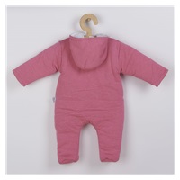 Zimowy kombinezon New Baby Winter Elephant różowy