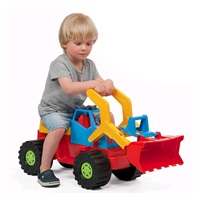 Dziecięcy jeździk pchacz koparka BAYO 74 cm niebieska