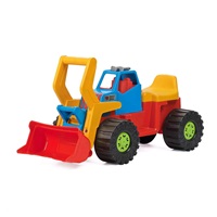 Dziecięcy jeździk pchacz koparka BAYO 74 cm czerwona