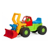 Dziecięcy jeździk pchacz koparka BAYO 74 cm zielona