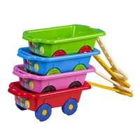 Dziecięcy Wózek z rączką BAYO 45 cm czerwony