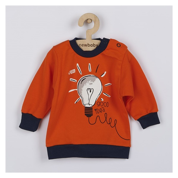 Niemowlęcy T-shirt bawełniany New Baby świetny pomysł