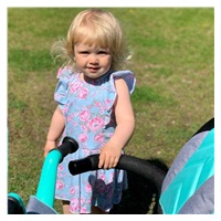 Niemowlęca letnia bawełniana sukienka New Baby