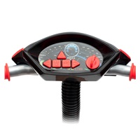 Dziecięcy rowerek trójkołowy z LED światłami Baby Mix Lux Trike czerwony