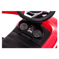 Dziecięcy jeździk z rączką Mercedes Benz AMG C63 Coupe Bayb Mix niebieski