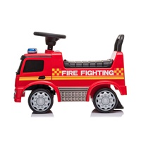 Dziecięcy jeździk z dźwiękiem Mercedes Baby Mix STRAŻ POŻARNA czerwony