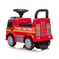 Dziecięcy jeździk z dźwiękiem Mercedes Baby Mix STRAŻ POŻARNA czerwony