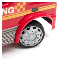 Dziecięcy jeździk z dźwiękiem Mercedes Baby Mix STRAŻ POŻARNA czerwony