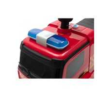 Dziecięcy jeździk z dźwiękiem Mercedes Baby Mix STRAŻ POŻARNA czerwony