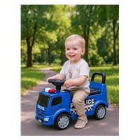 Dziecięcy jeździk z dźwiękiem Mercedes Baby Mix POLICE niebieski