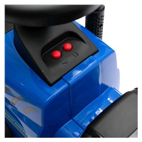 Dziecięce jeździdełko traktor z przyczepą i narzędziami Baby Mix New Holland żółty