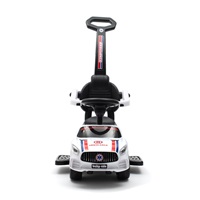 Dziecięcy jeździk z dźwiękiem i rączką Baby Mix AMBULANCE biały