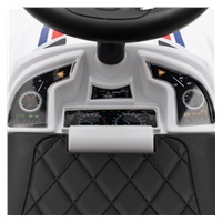 Dziecięcy jeździk z dźwiękiem i rączką Baby Mix AMBULANCE biały