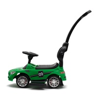 Dziecięcy jeździk z dźwiękiem i rączką Baby Mix RACER zielony