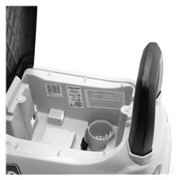 Dziecięcy jeździk z dźwiękiem Baby Mix RACER biały