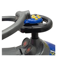 Dziecięcy jeździk z rączką 3w1 Baby Mix Mega Car niebieski