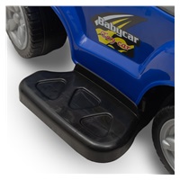 Dziecięcy jeździk z rączką 3w1 Baby Mix Mega Car niebieski