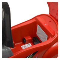 Dziecięcy jeździk z rączką 3w1 Baby Mix Mega Car czerwony