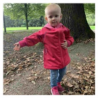 Softshell niemowlęca kurtka New Baby różowa