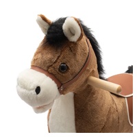 DRUGA JAKOŚĆ Konik na biegunach z melodią PlayTo brązowy