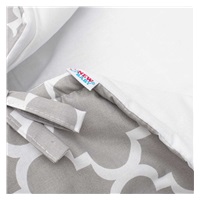 Klasyczny rożek wiązany New Baby JACKET szary maroko