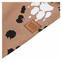 Niemowlęca bawełniana apaszką na szyję New Baby łapka musztardowa S