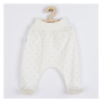 3-częściowy bawełniany komplet New Baby Kiddy kremowy