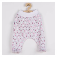 3-częściowy bawełniany komplet New Baby Kiddy biało-różowy