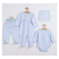 Zestaw niemowlęcy bawełniany New Baby Good Friends niebieski