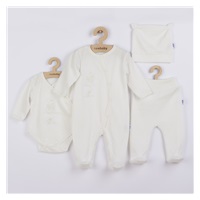 Zestaw niemowlęcy bawełniany New Baby Good Friends beżowy