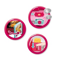 Dziecięca kuchnia Little Chef Baby Mix różowa 32 sztuk