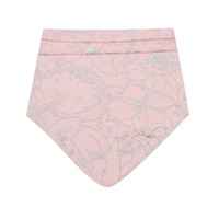 Niemowlęca bawełniana apaszką na szyję New Baby NUNU różowa S