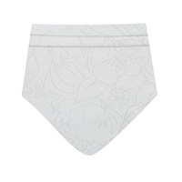 Niemowlęca bawełniana apaszką na szyję New Baby NUNU biała M