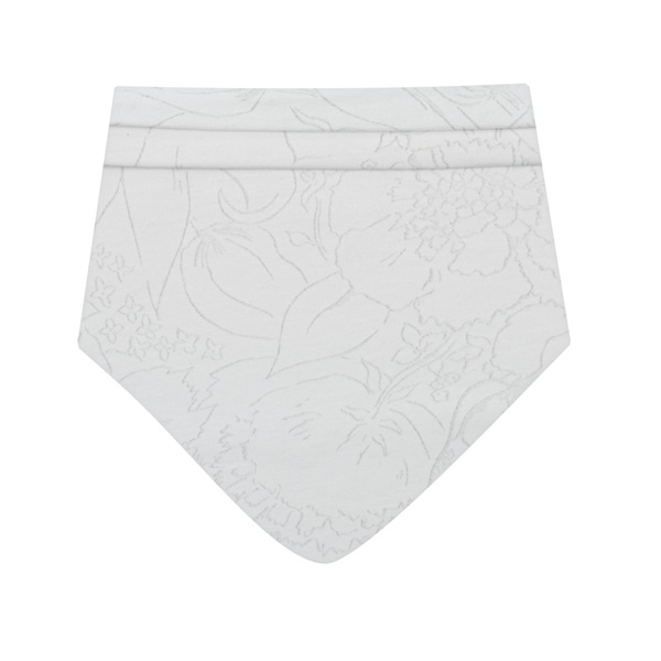 Niemowlęca bawełniana apaszką na szyję New Baby NUNU biała M