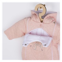 Zimowy kombinezon New Baby Super Girl morelowy