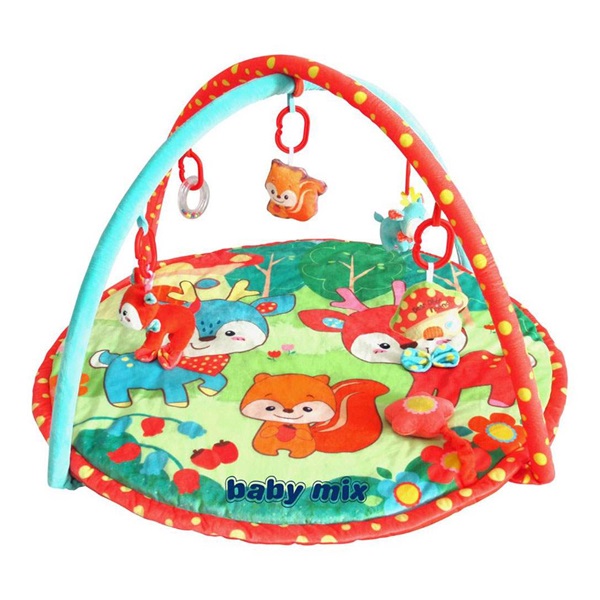 Edukacyjna mata Baby Mix jeleń i przyjaciele