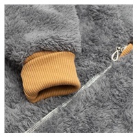 Luksusowy dziecięcy zimowy pajac New Baby Teddy bear szary