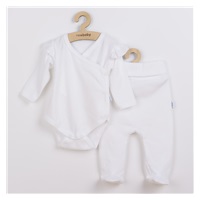 2-częściowy niemowlęcy komplet New Baby Practical biały dziewczynka