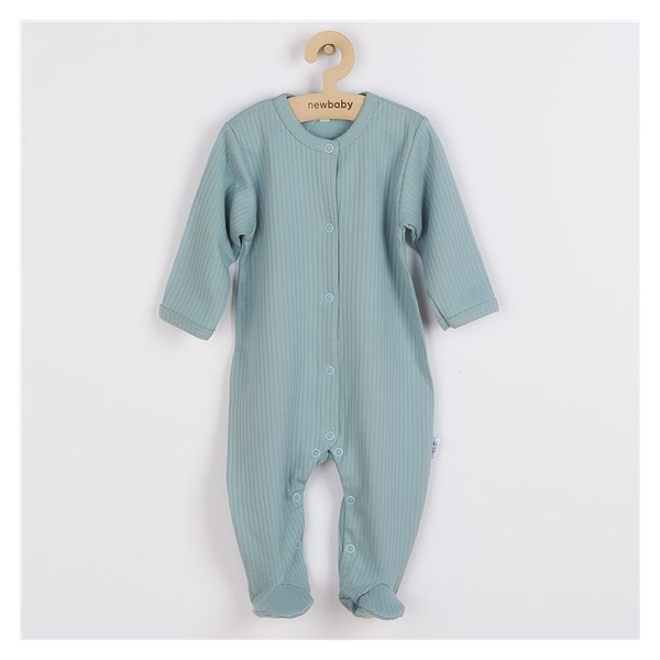 Niemowlęcy bawełniany pajac New Baby Practical zielony chłopiec