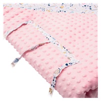 Luksusowy Becik wiązany z Minki New Baby Jarzębina 75x75 cm