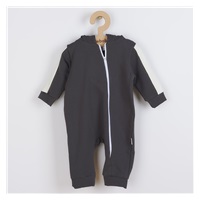 Niemowlęcy pajac dresowy New Baby The Best graphite