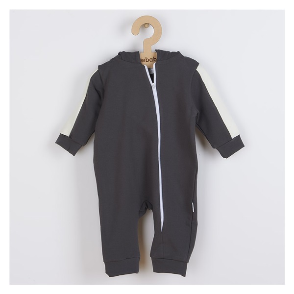 Niemowlęcy pajac dresowy New Baby The Best graphite