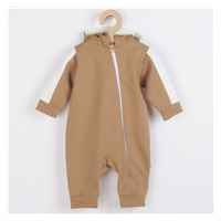 Niemowlęcy pajac dresowy New Baby The Best brązowy