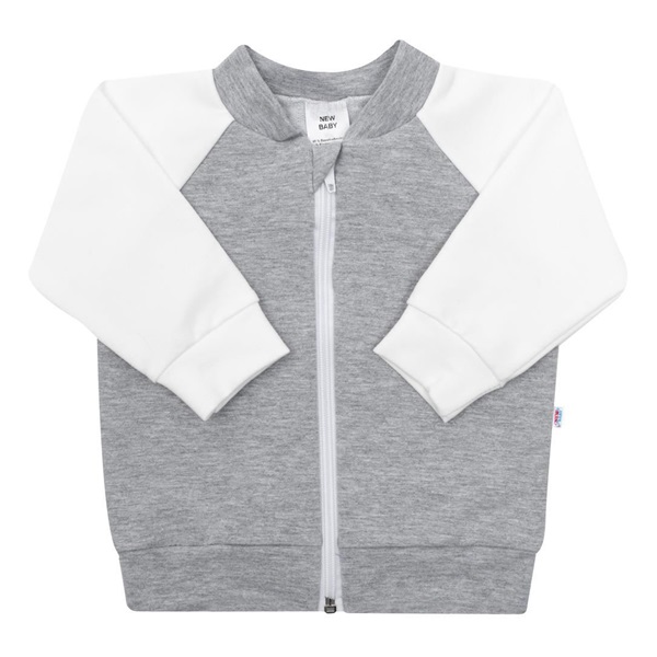 Niemowlęca bluza dresowa New Baby The Best szara